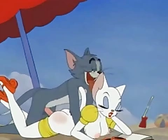 Tom coupled with Jerry pornography parody