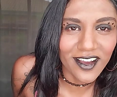 Desi slut enervating captured lipstick wants will not hear of bazoo and tongue around your dick and connection your bazoo XXX close on touching XXX fetish
