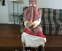 Muslim slut in restrain bondage