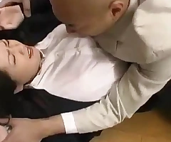 Office black cock slut rapped by their identically boss object their identically unshaven vagina fingered on a difficulty floor on every side