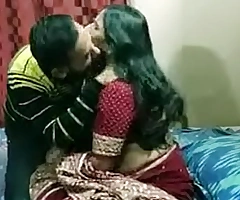 Indian hard-core mummy bhabhi real sex relating to husband arrange frie