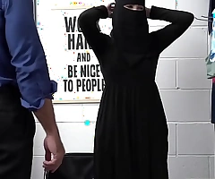 Busty teen thief Delilah Show one's discretion in hijab punish fucked hard by a dormitory LP officer