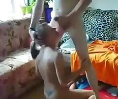 Threesome Rough Blow And Fuck