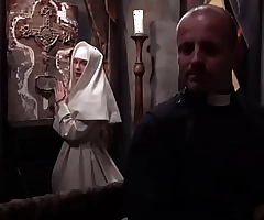devil possession of a nun. The devil takes priest and nun VERY SICK!
