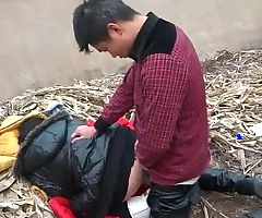 Chinese Couple Fucks Round Public