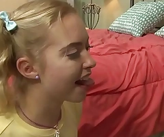 Blonde babysitter fucked by her boss