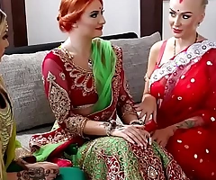 Pre-wedding Indian better half ceremonious
