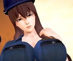 Policewoman working with love 3d hentai Sixty-nine