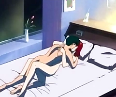 Amazing hentai sex scene in bed