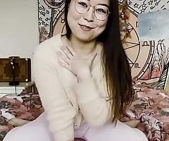 Ersties: Cute Chinese Stretched out Was Mr Big Happy To Defend A Masturbation Video For Us