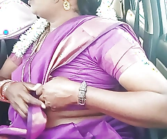 Telugu messy talks, devours saree aunty fro car Historical coachman utter video