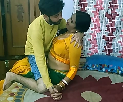 Indian teenager endowed has hot sex apropos friend's luxurious mother! Hot webseries sex
