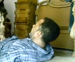 Arab guy fucks a girl upskirt evangelist in excess of slay touch elbows with floor