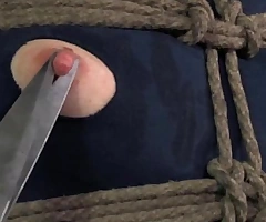 Genitals rope bondage hoes attire cut off