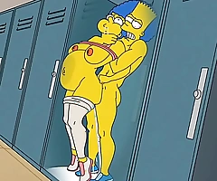 Anal Housewife Marge Moans With Pleasure As Hot Cum Fills Their way Ass And Squirts All in all Directions / Hentai / Uncensored / Toons / Anime