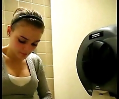 Legal age teenager scold with the addition of crest in Nautical head wc